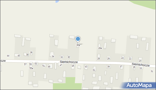 Siemichocze, Siemichocze, 30a, mapa Siemichocze