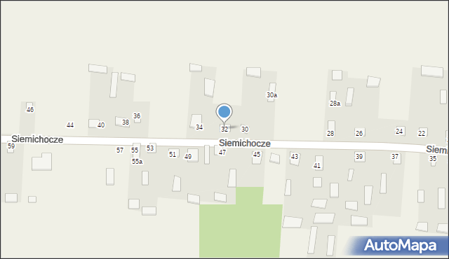 Siemichocze, Siemichocze, 32, mapa Siemichocze