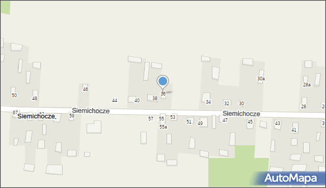 Siemichocze, Siemichocze, 36, mapa Siemichocze