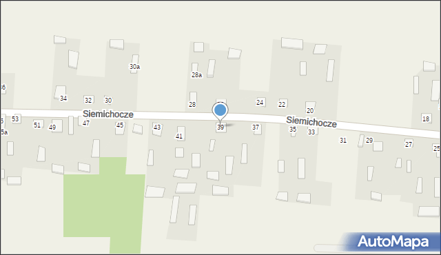 Siemichocze, Siemichocze, 39, mapa Siemichocze