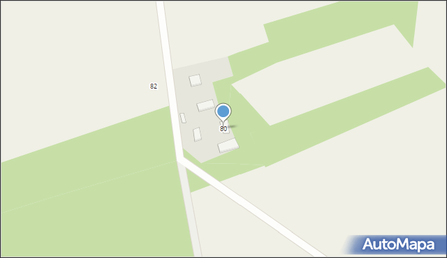 Siemichocze, Siemichocze, 80, mapa Siemichocze