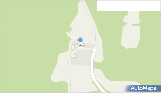 Siemiechów, Siemiechów, 205, mapa Siemiechów