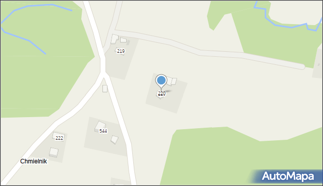 Siemiechów, Siemiechów, 220, mapa Siemiechów