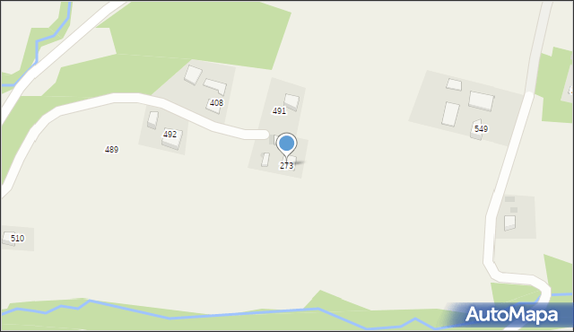 Siemiechów, Siemiechów, 273, mapa Siemiechów