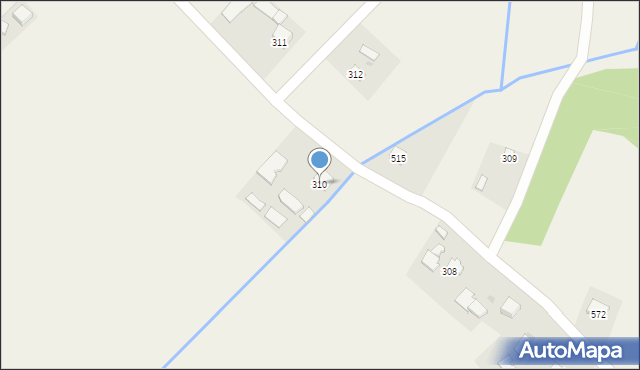 Siemiechów, Siemiechów, 310, mapa Siemiechów