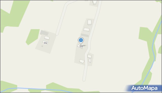 Siemiechów, Siemiechów, 333, mapa Siemiechów