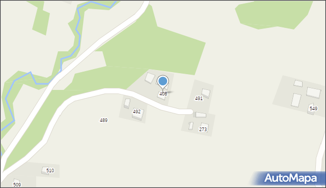 Siemiechów, Siemiechów, 408, mapa Siemiechów