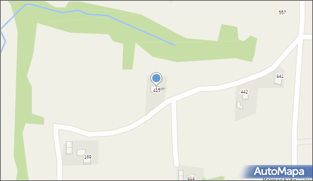 Siemiechów, Siemiechów, 415, mapa Siemiechów