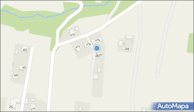 Siemiechów, Siemiechów, 482, mapa Siemiechów