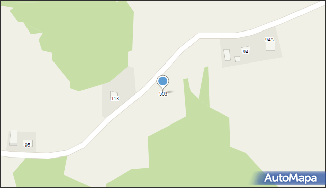 Siemiechów, Siemiechów, 503, mapa Siemiechów