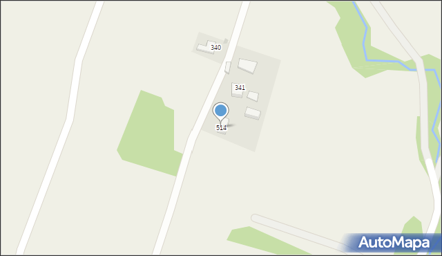 Siemiechów, Siemiechów, 514, mapa Siemiechów