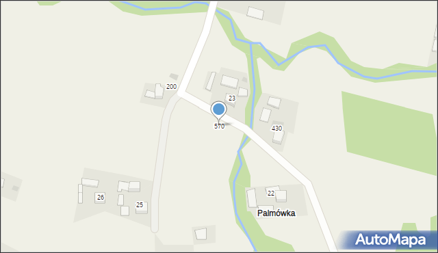 Siemiechów, Siemiechów, 570, mapa Siemiechów