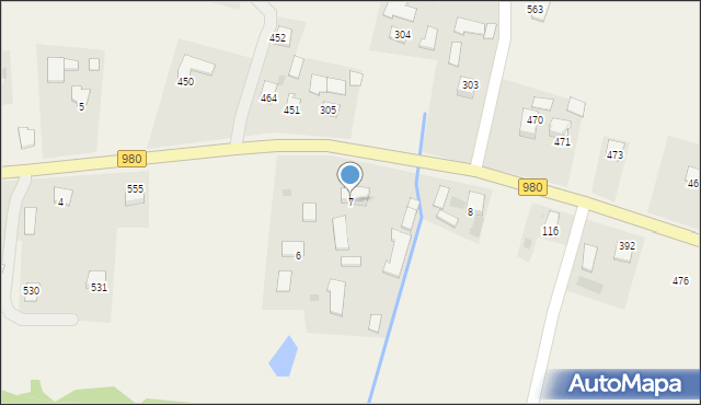 Siemiechów, Siemiechów, 7, mapa Siemiechów