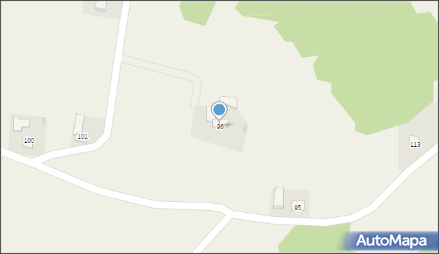 Siemiechów, Siemiechów, 96, mapa Siemiechów