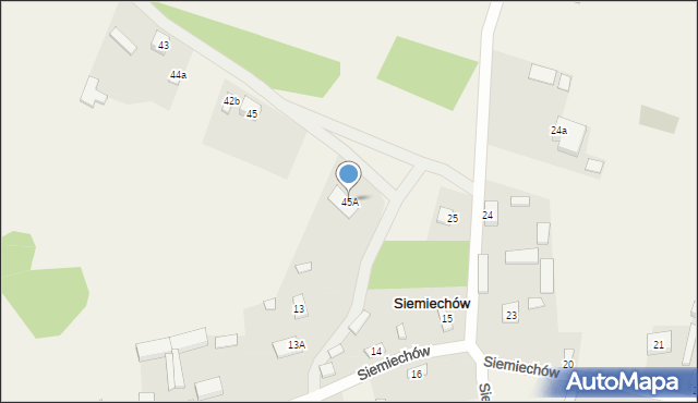 Siemiechów, Siemiechów, 45A, mapa Siemiechów