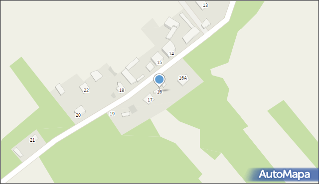 Siemień-Rowy, Siemień-Rowy, 16, mapa Siemień-Rowy