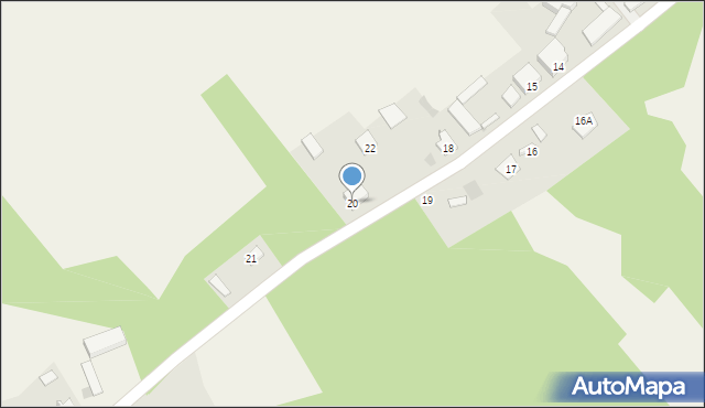 Siemień-Rowy, Siemień-Rowy, 20, mapa Siemień-Rowy