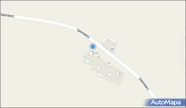 Siemierz, Siemierz, 2, mapa Siemierz