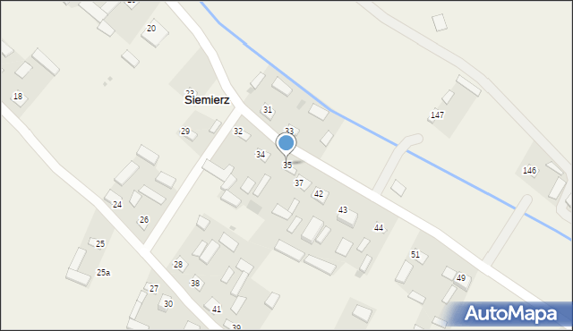 Siemierz, Siemierz, 35, mapa Siemierz