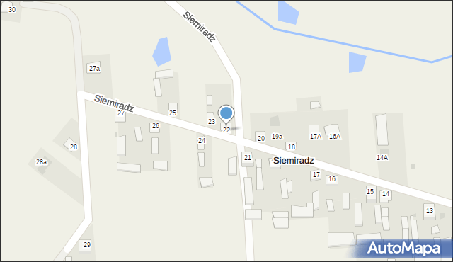 Siemiradz, Siemiradz, 22, mapa Siemiradz