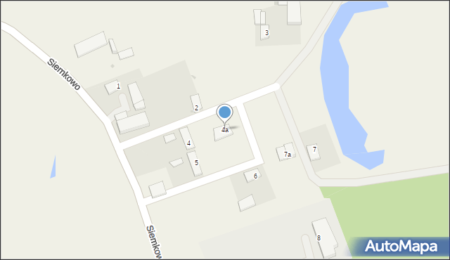 Siemkowo, Siemkowo, 4a, mapa Siemkowo