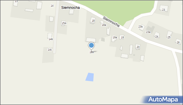 Siemnocha, Siemnocha, 18b, mapa Siemnocha