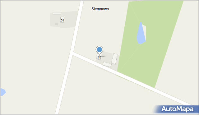 Siemnówek, Siemnówek, 62, mapa Siemnówek