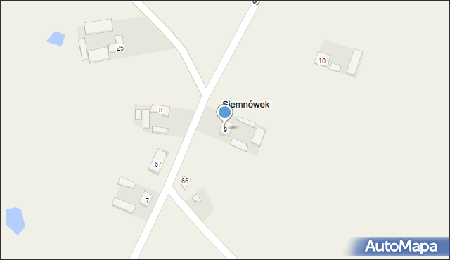 Siemnówek, Siemnówek, 9, mapa Siemnówek