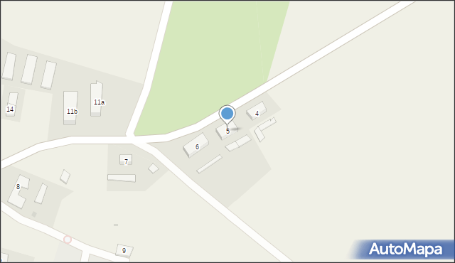 Siemoń, Siemoń, 5, mapa Siemoń