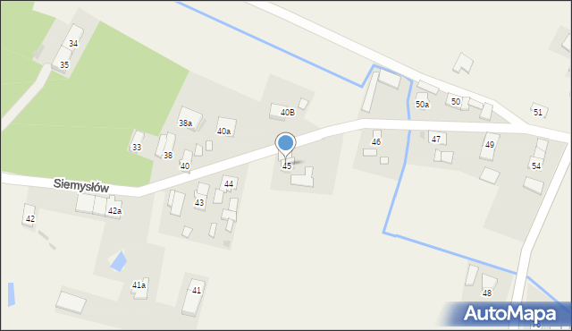 Siemysłów, Siemysłów, 45, mapa Siemysłów