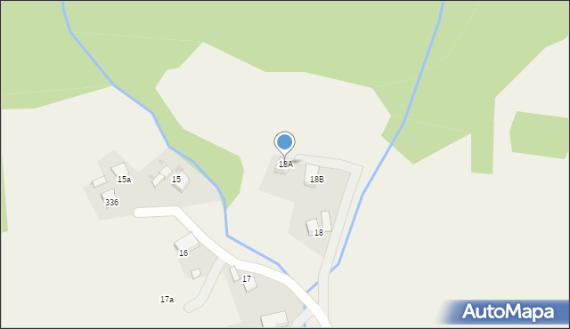 Sieniawa, Sieniawa, 18A, mapa Sieniawa