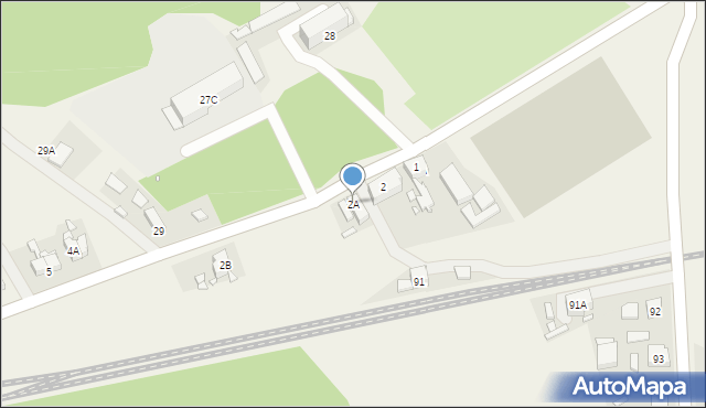 Sieniawa, Sieniawa-Osiedle Górnicze, 2A, mapa Sieniawa