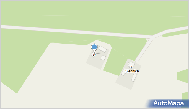 Sienica, Sienica, 16, mapa Sienica