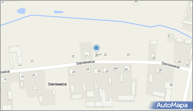 Sieniewice, Sieniewice, 19, mapa Sieniewice