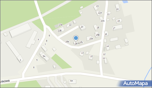 Sienkiewicze, Sienkiewicze, 15, mapa Sienkiewicze