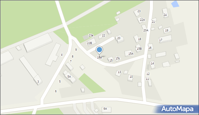 Sienkiewicze, Sienkiewicze, 18a, mapa Sienkiewicze