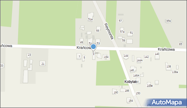 Siennica, Sikorskiego Władysława, gen., 1, mapa Siennica