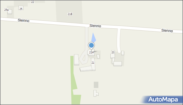 Sienno, Sienno, 21A, mapa Sienno