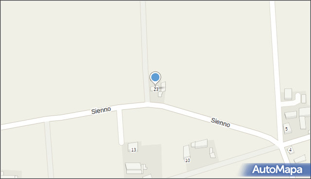 Sienno, Sienno, 23, mapa Sienno