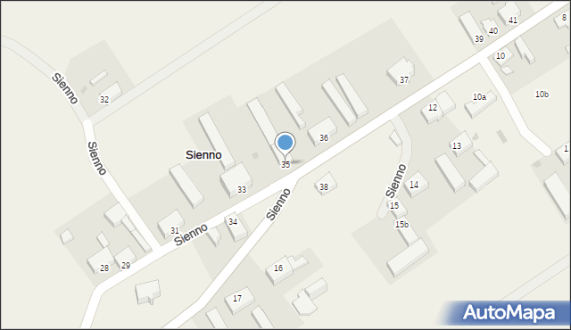 Sienno, Sienno, 35, mapa Sienno