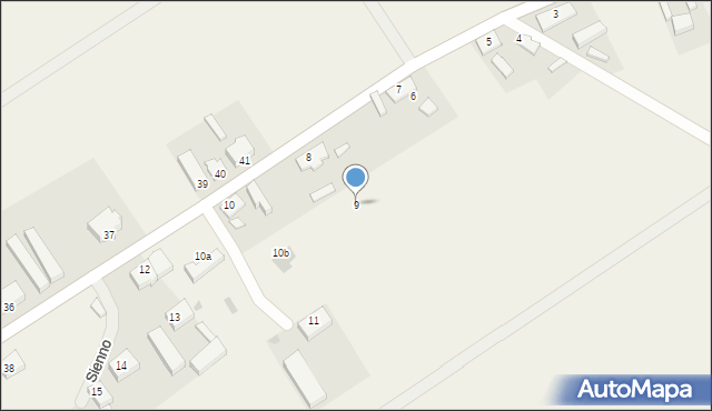 Sienno, Sienno, 9, mapa Sienno