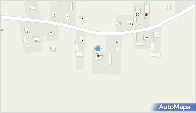 Sieprawice, Sieprawice, 3B, mapa Sieprawice