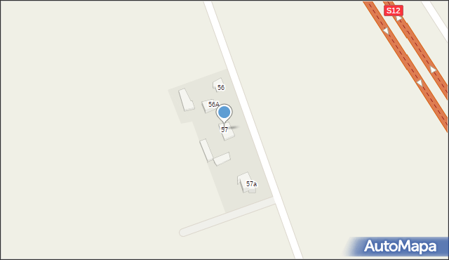 Sieprawice, Sieprawice, 57, mapa Sieprawice