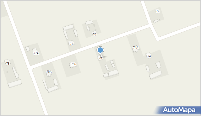 Sieprawice, Sieprawice, 75, mapa Sieprawice