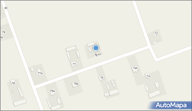 Sieprawice, Sieprawice, 76, mapa Sieprawice