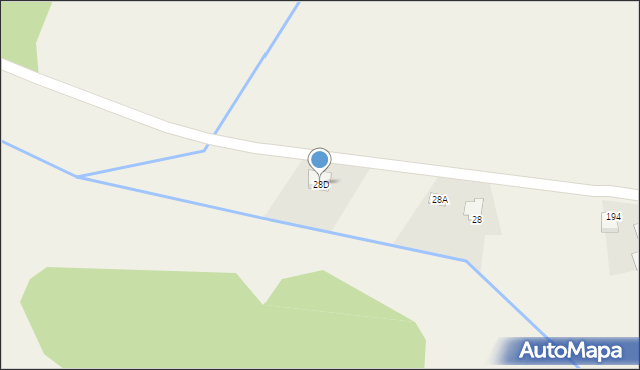 Sieradza, Sieradza, 28D, mapa Sieradza