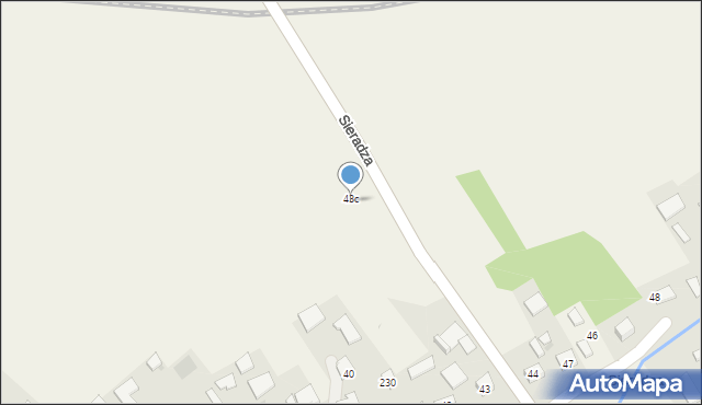 Sieradza, Sieradza, 43c, mapa Sieradza