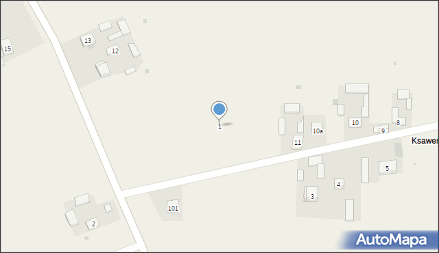 Sieradzice, Sieradzice, 1, mapa Sieradzice