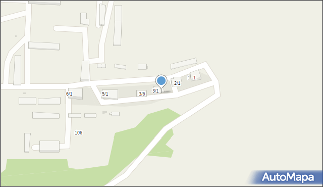 Sierakośce, Sierakośce, 3/3, mapa Sierakośce