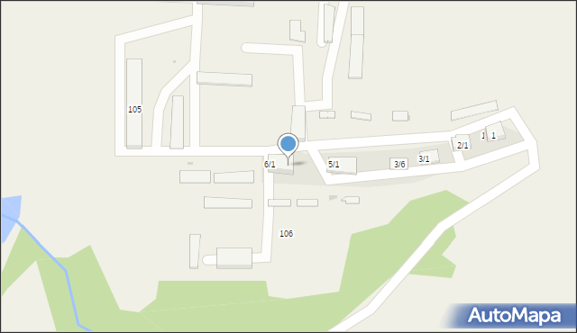 Sierakośce, Sierakośce, 6/4, mapa Sierakośce